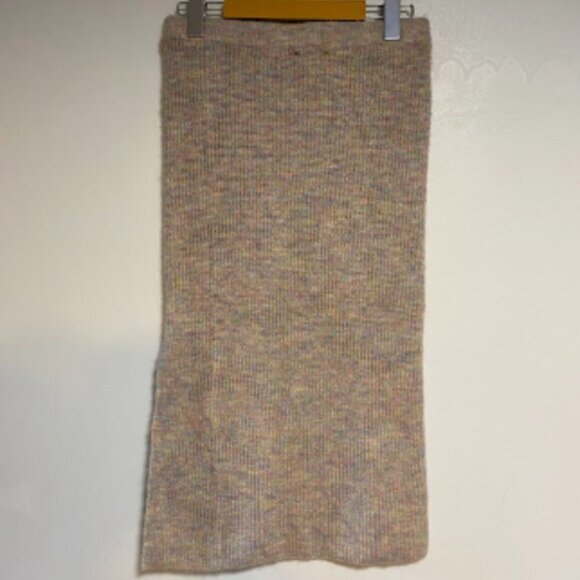 Heartloom Space-Dye Women's Ribbed Knit Midi Skirt Size S NWT - Picture 9 of 9